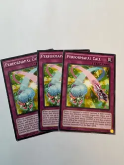 Yugioh Performapal Call 3x SECE-EN067 Commons 1st Edition - Image 1