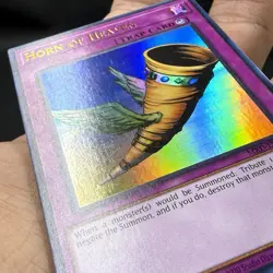 Yugioh Horn Of Heaven MRD-EN130 LP Ultra Rare 2020 - Image 3