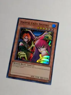 Yugioh Harpie Lady Sisters MRD-EN009 25th anniversary Super Rare NM - Image 2
