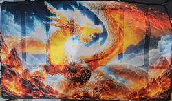 Made with Wonders Aesonix the Roaring Storm Playmat. Wonders of the First Zones - Image 1