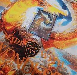 Made with Wonders Aesonix the Roaring Storm Playmat. Wonders of the First Zones - Image 2