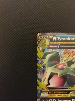 Pokemon TCG Mega M Tyranitar EX Holo Ultra Rare Card Ancient Origins 43/98 NM - Image 3