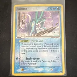Pokemon Suicune POP Series 2 004/017 Rare Holo 2006 English Basic Card - Image 1