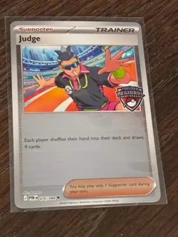 JUDGE 076/088 REGIONAL PROMO NM POKEMON TRADING CARD GAME - Image 1
