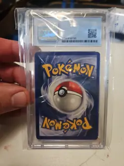 Machop Base Set Shadowless 52/102 CGC 8.5 NM-MT Blue Label Pokemon Card WOTC - Image 2