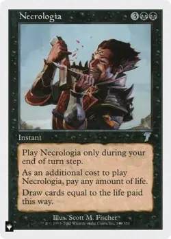 Necrologia - Medium Play MTG The List - Image 1