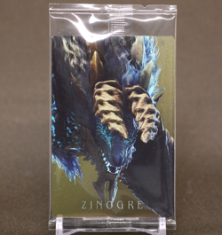 ZINOGRE Monster Hunter Wafer Card #26 Bandai Sealed TCG 20th Anniversary b - Image 1