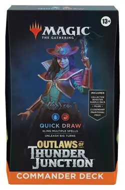 MTG Outlaws of Thunder Junction - Quick Draw Commander Deck Factory Sealed - Image 1