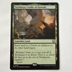 MTG ~ Yavimaya, Cradle of Growth ~ Modern Horizons 3 Commander ~ NM ~ Rare MH3 - Image 1