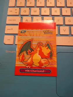 NM Charizard #9 OF 10 - POP-UP - 2000 Topps Pokemon TV Animation Series 3 - NM - Image 1