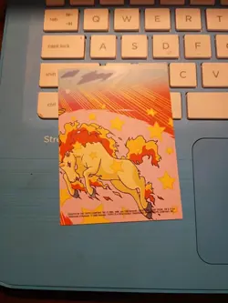 Pokemon TOPPS TV Movie Animation WARTORTLE #08 Sticker Puzzle 1 of 10 HP - Image 2