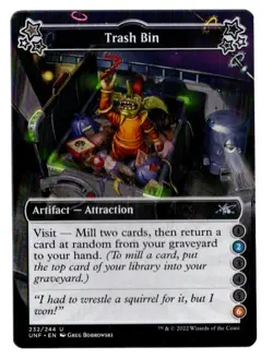 MTG Unfinity UNF Astrotorium #232/244 Trash Bin - Image 1