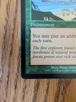 Magic The Gathering EXPLORATION URZA'S SAGA (1998) Enchantment Nice Condition - Image 3