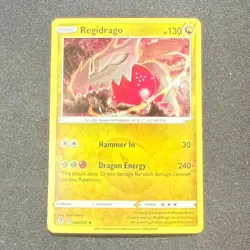 Regidrago 124/203 Cosmos Holo Rare SWSH07: Evolving Skies Pokemon TCG SWIRL - Image 1