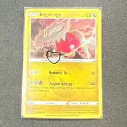 Regidrago 124/203 Cosmos Holo Rare SWSH07: Evolving Skies Pokemon TCG SWIRL - Image 3