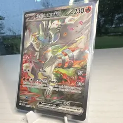 Pokemon Reshiram ex 166/086 White Flare SIR Full Art Holo ENG Fresh Pull - Image 2