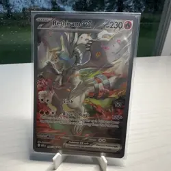 Pokemon Reshiram ex 166/086 White Flare SIR Full Art Holo ENG Fresh Pull - Image 3