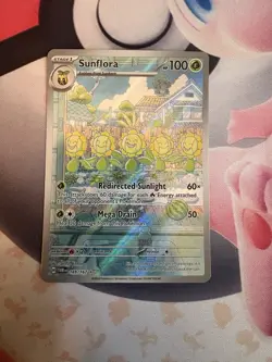 Sunflora - 169/167 - Pokemon Twilight Masquerade Illustration Rare NM - Image 1