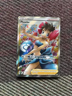 Phoebe 161/163 Full Art Trainer Battle Styles Pokemon excellent. - Image 1