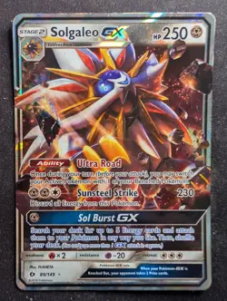 Solgaleo GX - 89/149 - Sun & Moon Base (Pokemon) - Image 1