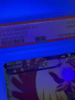 Pokemon Ho-Oh EX Full Art Breakpoint #121 PSA 9 - Image 2