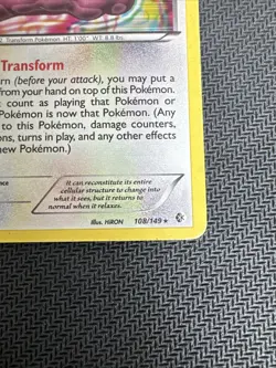 Ditto Pokemon Card 108/149 Boundaries Crossed Holo Rare 2012 English Basic HP 70 - Image 4