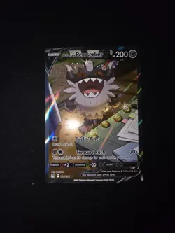 Pokemon TCG Galarian Perrserker V 184/196 Lost Origin Ultra Rare Full Art Holo - Image 2