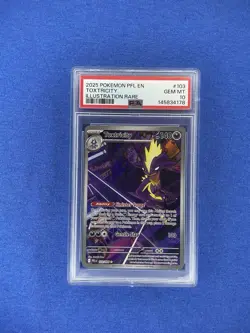 2025 POKEMON PFL EN-PHANTASMAL FLAMES ILLUSTRATION RARE #103 TOXTRICITY PSA 10 - Image 1