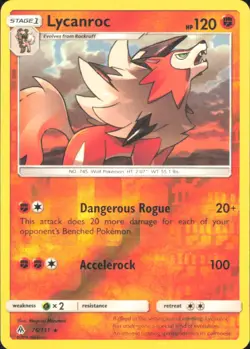 Lycanroc SM - Forbidden Light 76/131 LP - Pokemon TCG - Image 1