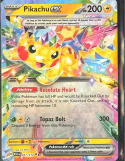 Pikachu ex - ME: Ascended Heroes 057/217 NM - Pokemon TCG - Image 1