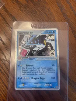 POKEMON GYRADOS EX FIRERED & LEAFGREEN HOLO DAMAGED - Image 2