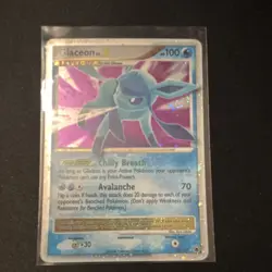 Pokemon Glaceon LV.X 98/100 Majestic Dawn Holo Ultra Rare 100HP Ryo Ueda - Image 2