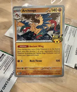Sealed 2026 Field Fossil Museum Promotional Card Pokemon Chicago TCG Archeops - Image 2