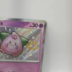 CLEFFA 150/091 SHINY RARE PALDEAN FATES POKEMON NEAR MINT - Image 3