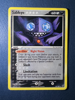 Pokemon TCG Sableye 23/107 EX Deoxys - Image 1