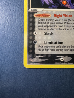 Pokemon TCG Sableye 23/107 EX Deoxys - Image 3