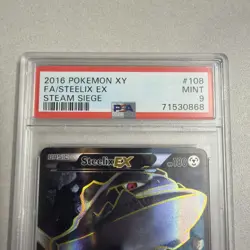 Pokemon TCG XY Steam Siege #108 Steelix ex Full Art PSA 9 Mint - Image 5