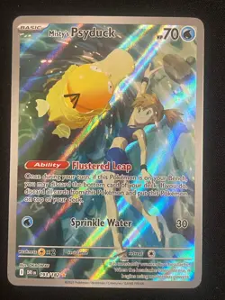 Pokemon Misty's Psyduck Illustration Rare SV10: Destined Rivals 193/182 NM - Image 1