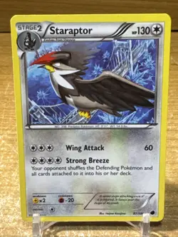 STARAPTOR 97/116 RARE PLASMA FREEZE POKEMON LP - Image 1