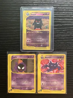 Gengar 13/165 Reverse Holo Rare, Haunter 80/165 & Gastly 109/165 Non-Holos MP-HP - Image 1