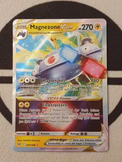 Pokemon Karte Magnezone VStar 057/196 Schwert & Schild Set Deutsch Pokemon - Image 3