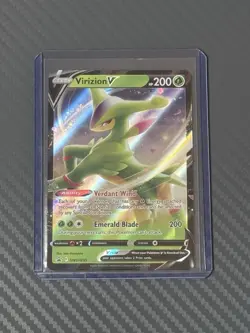 Pokemon TCG Virizion V Sword & Shield SWSH295 Holo Promo Promo - Image 1