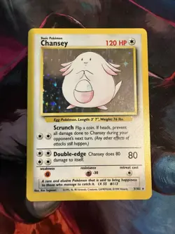 Pokemon TCG Chansey Base Set 3/102 (LP) - Image 1