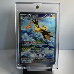 Pokemon Zapdos ex 202/165 SV: Scarlet & Violet 151 SIR Holo Full Art 200HP - Image 1