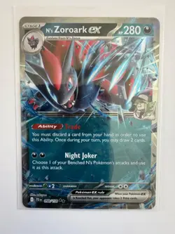 N'S ZOROARK EX 098/159 JOURNEY TOGETHER DOUBLE RARE POKEMON NM/M TAKUYOA - Image 1