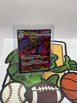 MEGA DRAGALGE EX POKEMON ME04: CHAOS RISING ULTRA RARE FULL ART HOLO 104/086 - Image 1