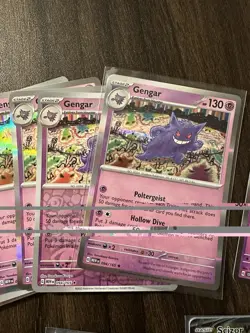 Pokemon: Scyther 2nd Place Pokemon League and Gengar Lot. Read Description - Image 5
