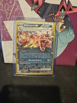 Pokemon TCG Charizard ex Sv03: Obsidian Flames 125/197 Holo Double Rare - Image 1