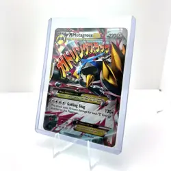 Pokemon XY Black Star Promo M Metagross EX (Shiny) XY35 Holo Mega - Image 1
