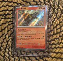 2024 Pokemon Paldean Fates Shiny Entei • NM/M Condition • 112/091 - Image 1